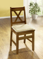 Zitkussen van zuiver scheerwol NATUREL