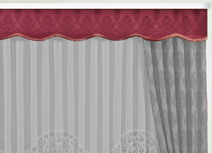 Apart gebogen zadeldek WIJNROOD