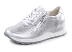 Waldläufer, sportieve damessneakers, breedte H, met uitneembaar voetbed SILBER