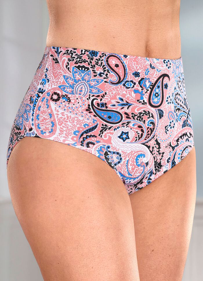 Set van vijf slips met paisley-motief 