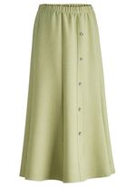 Rok met decoratieve knoopsluiting 