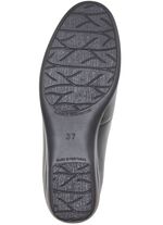 ELENA EDEN pantoffels met decoratief quiltwerk ZWART