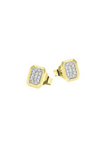 Oorstekers met diamanten 
