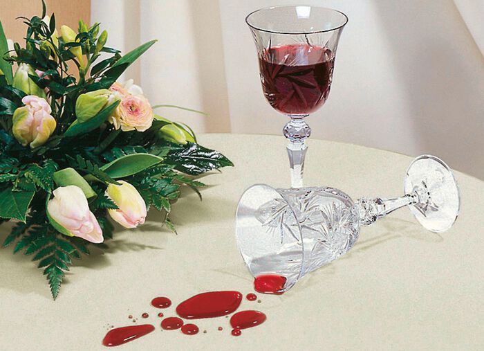 Strijkvrij tafelkleed met vlekwerende afwerking CHAMPAGNE