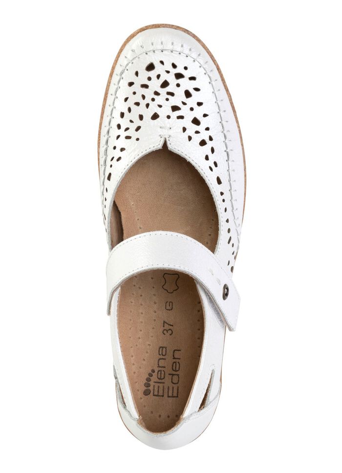 ELENA EDEN pantoffels van luchtig opengewerkt leer 