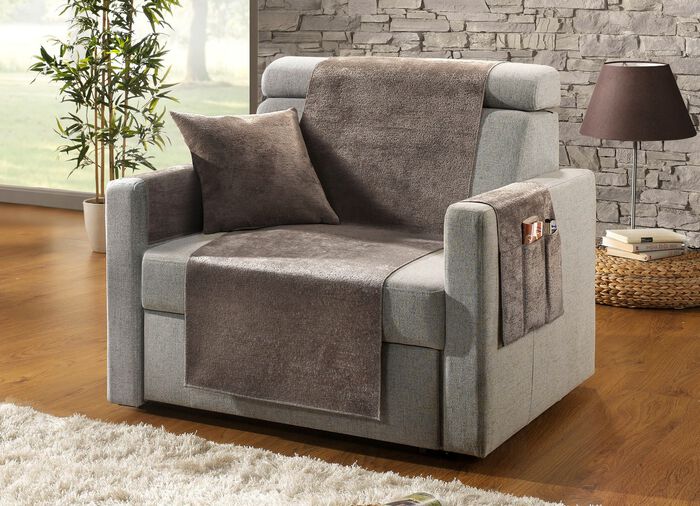 Woonaccessoires met antisliplaag TAUPE