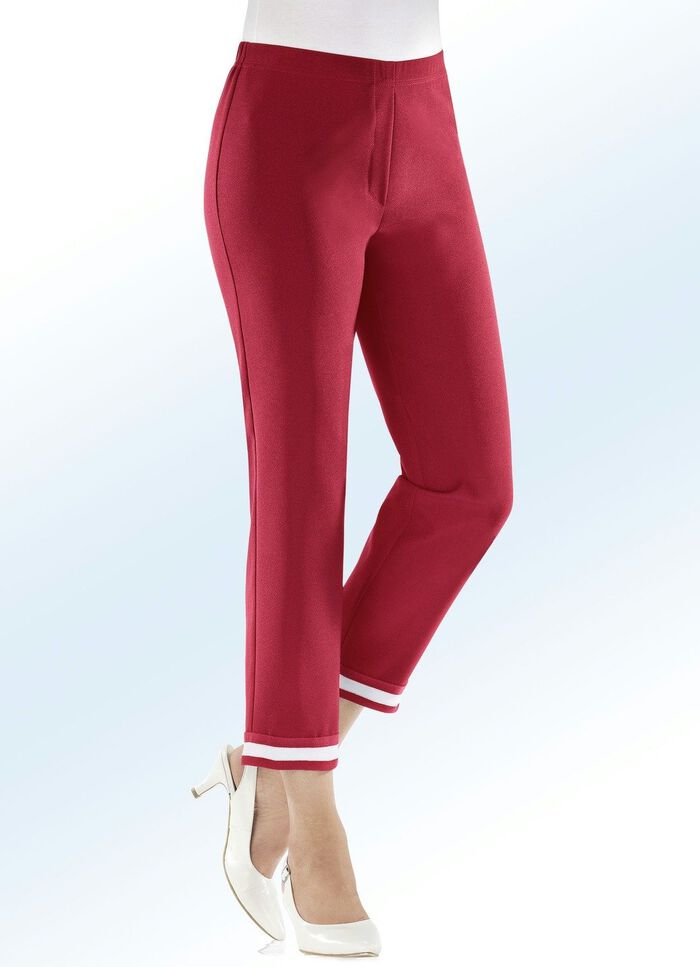 Broek met sportieve chic 