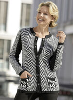Cardigan in jacquarddessin 