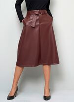 Rok gemaakt van zacht imitatienappaleer 