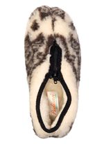 Warme damespantoffels met rits 