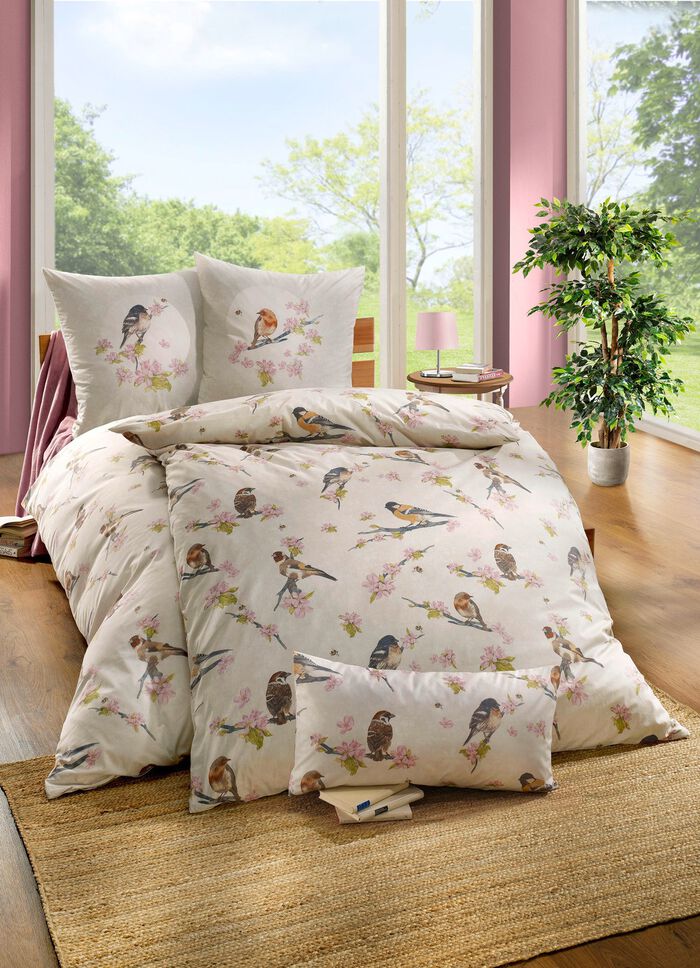 Beddengoedset met ritssluiting CRÈME