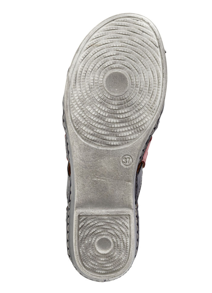 Gemini sandalen van rundnappaleer BLAUW-WIT-ROOD