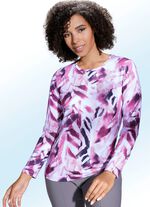 Overhemd met all-over print BES-MULTICOLOR