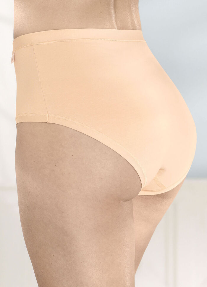 brio lingerie vijf-pack slips POEDER