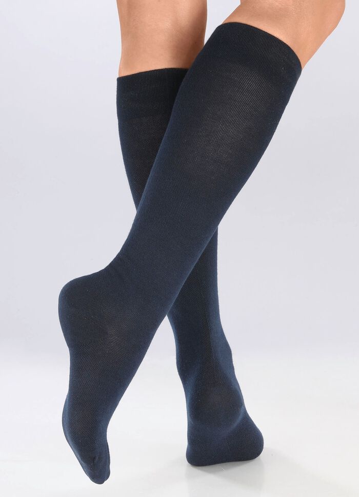 Set van drie kniekousen met ondersteuning 