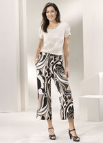 Broek met voetbandjes met stretch-boord 