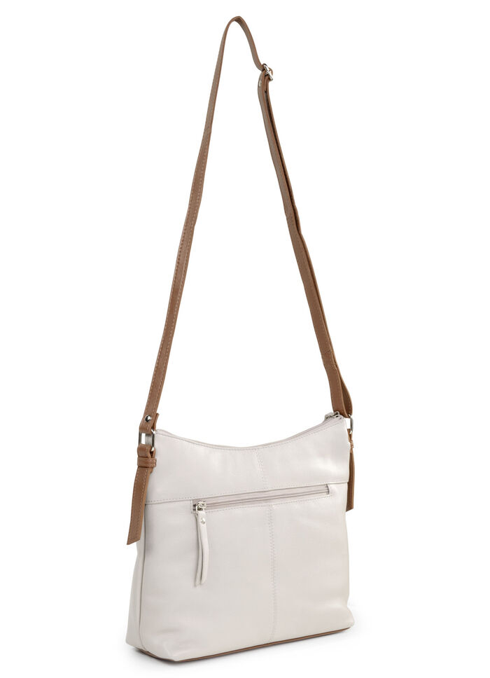 Laurina, tas, dames, met verstelbare schouderband KIESEL-COGNAC