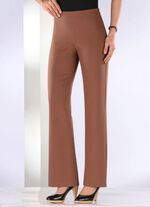 Jerseybroek met uitlopende pijpen 