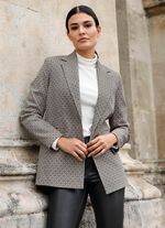 Blazer met grafisch ontwerp 