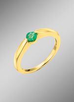 Charmante damesring met echte edelsteen 