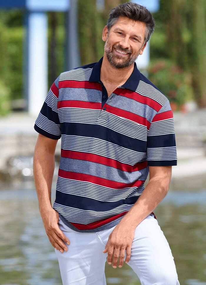 Poloshirt met borstzak 