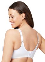 Glamorise steunbh met borduurwerk WIT