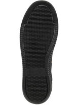 Gemini veterschoenen met moderne print ZWART