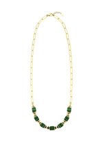 Elegantie ontmoet moderniteit – bezet met synthetisch malachiet 