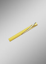 Stropdashouder met groef met witgouden inzetstuk 