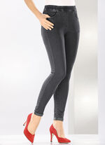 Superzachte jegging jeans ANTRACIET