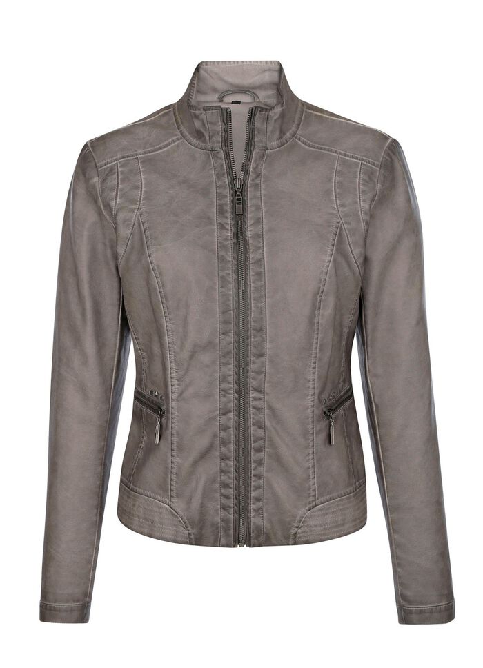 Blazer met subtiele klinknagels 