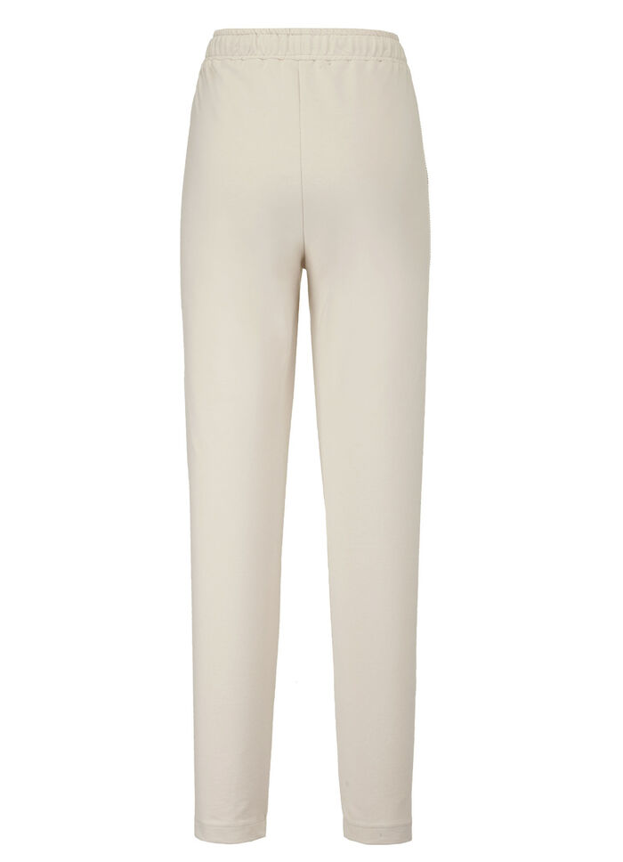 Broek in joggingstijl ZAND
