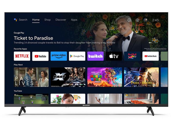 Scherpe FH2EA frameloze Full HD LED Android TV 