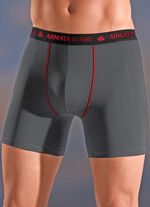Vierpack boxershorts met contrasterende stiksels 
