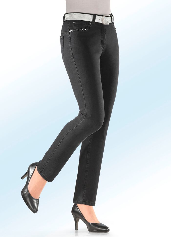 Comfortabele jeans met 5 zakken 