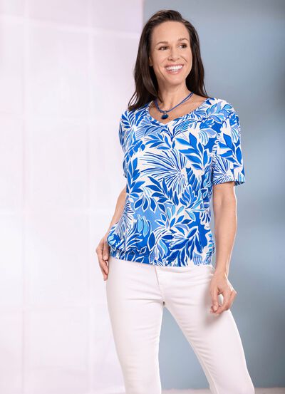 Tuniek met bloemenmotief 