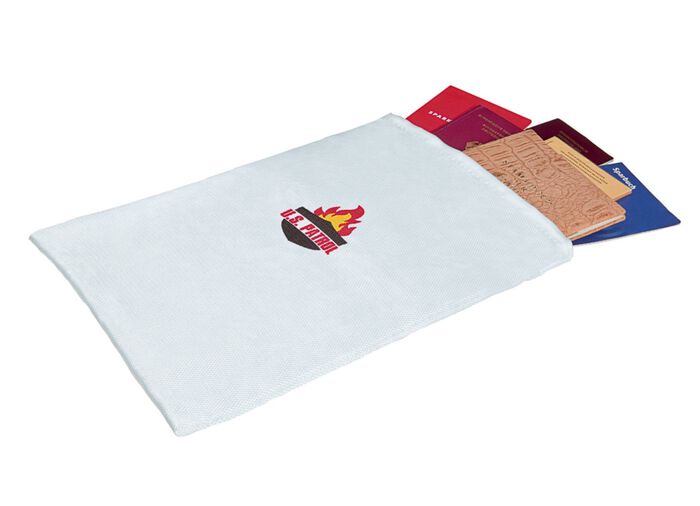 Brandwerende documententas om uw documenten te beschermen WIT