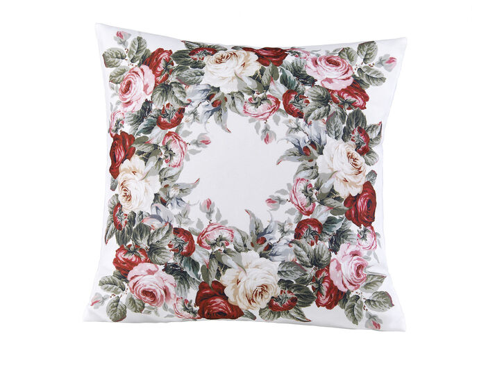 Expressief tafelkleed met een betoverend rozendessin ECRU-KLEURRIJK