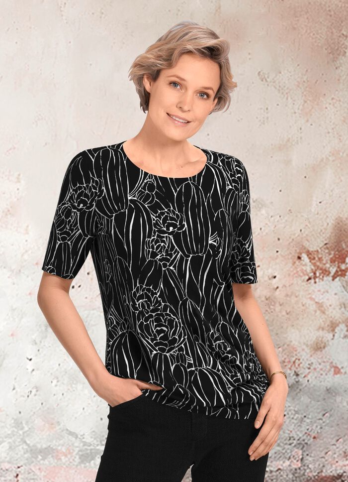 Shirt met all-over print 