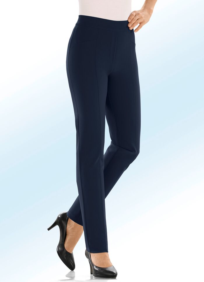 Broek met mooie decoratieve stiksels 