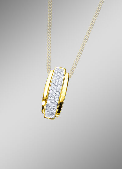 Kettinghanger met diamanten  Kettinghanger met diamanten