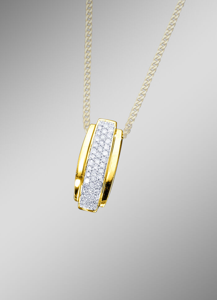 Kettinghanger met diamanten 