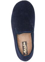 Pantoffels van textiel in corduroy-look MARINE