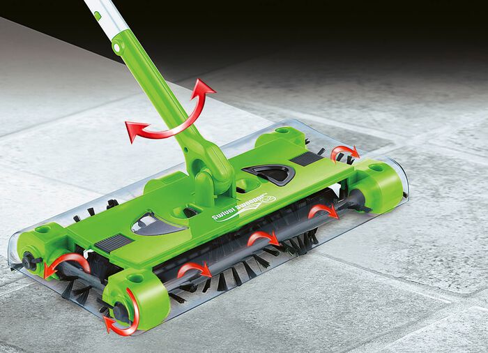 Swivel Sweeper draadloze bezem met lithium-ionbatterij 