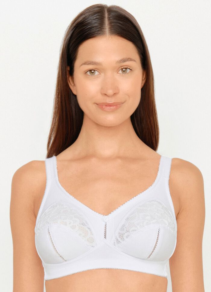 Set van twee bh's met kanten inzetstukken 