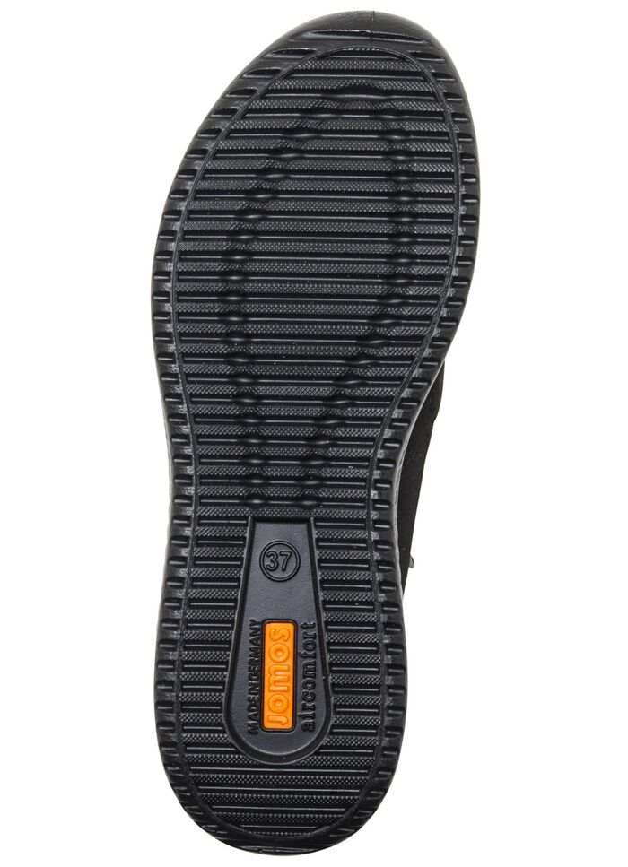 Ademende dameslaarzen, winterschoenen, breedte K, met rits ZWART