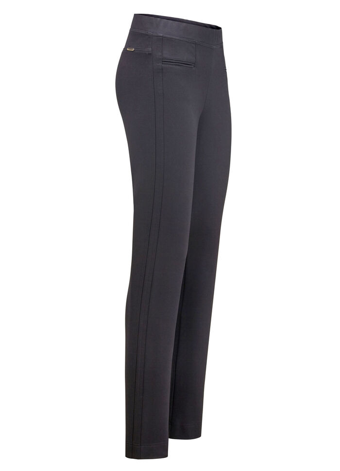 Broek met smalle beenwijdte ZWART