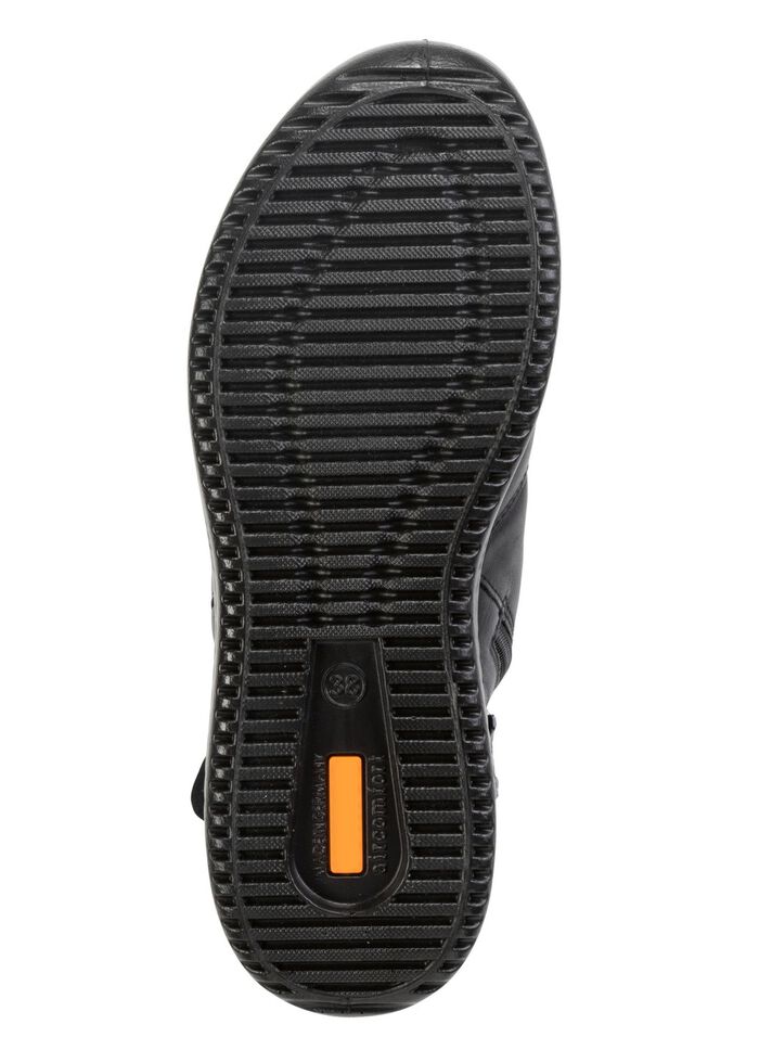 Gevoerde dameslaarzen, winterschoenen, breedte K, met lamsvacht 