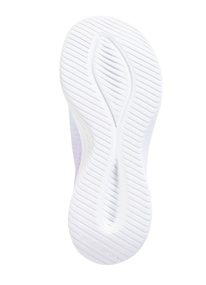 SKECHERS pantoffels met voorgevormde instaphielplaat LILA-TURKOOIS