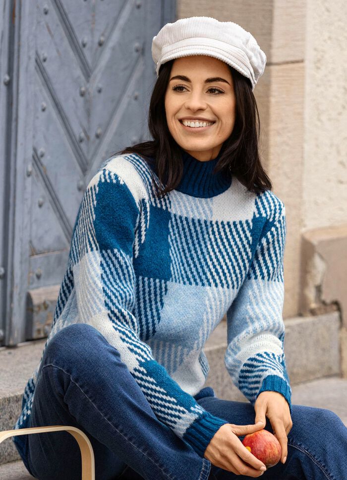 Trui in jacquarddessin 